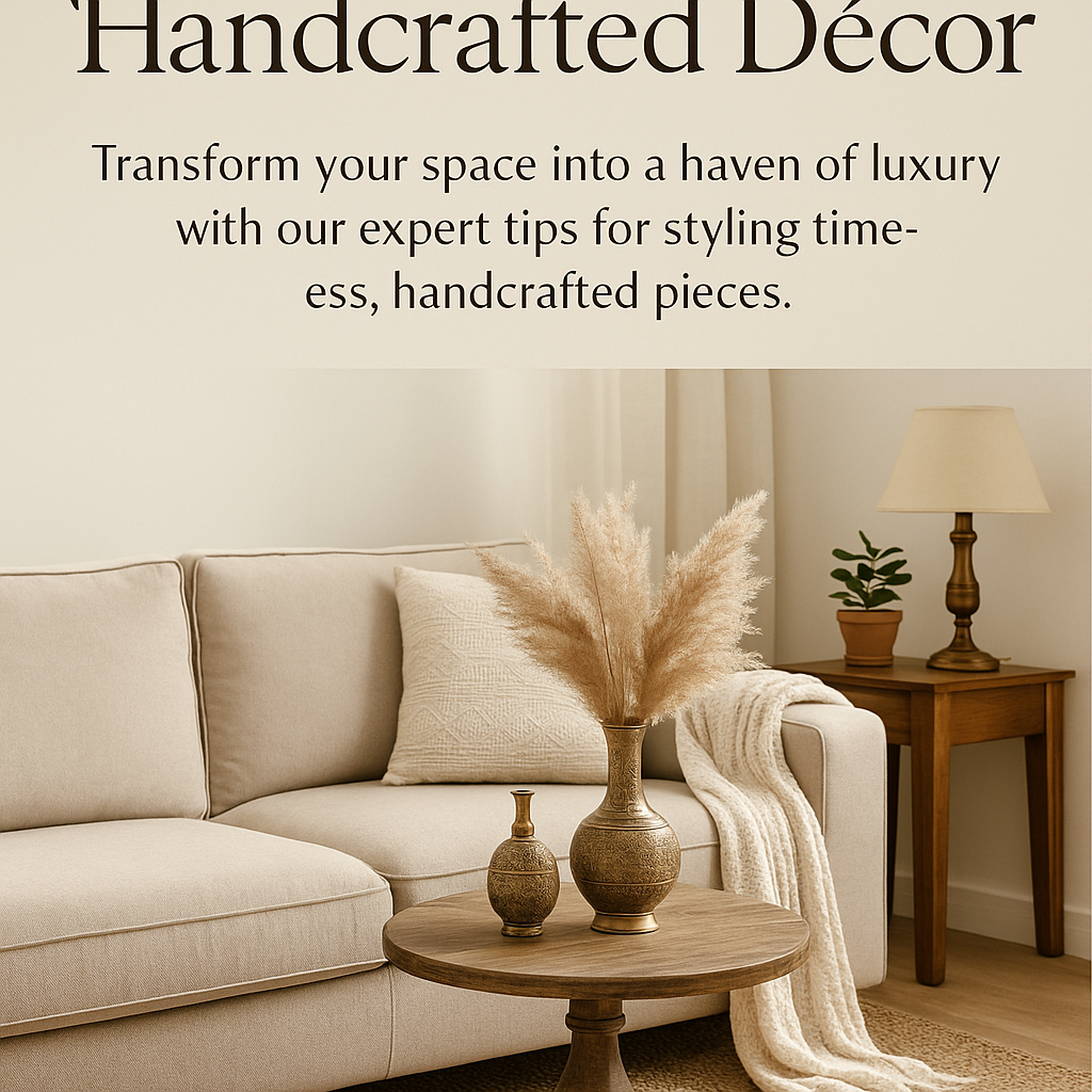 Styling Your Home with Handcrafted Decor