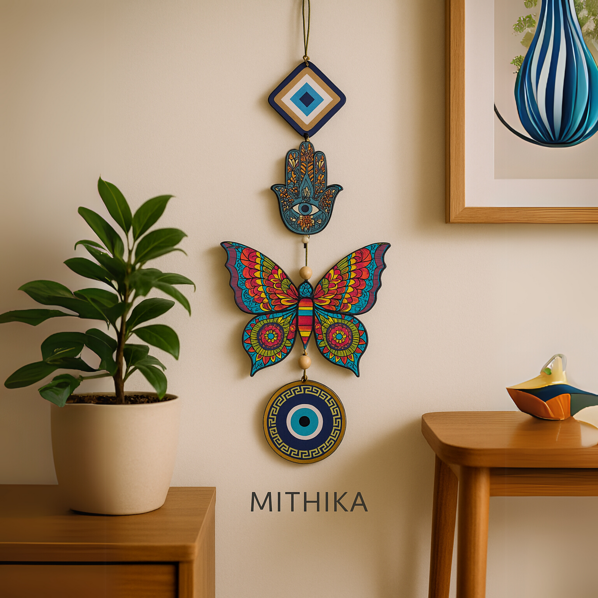 Evil Eye , Wall Hanging , Home Decor ,  Mithika 