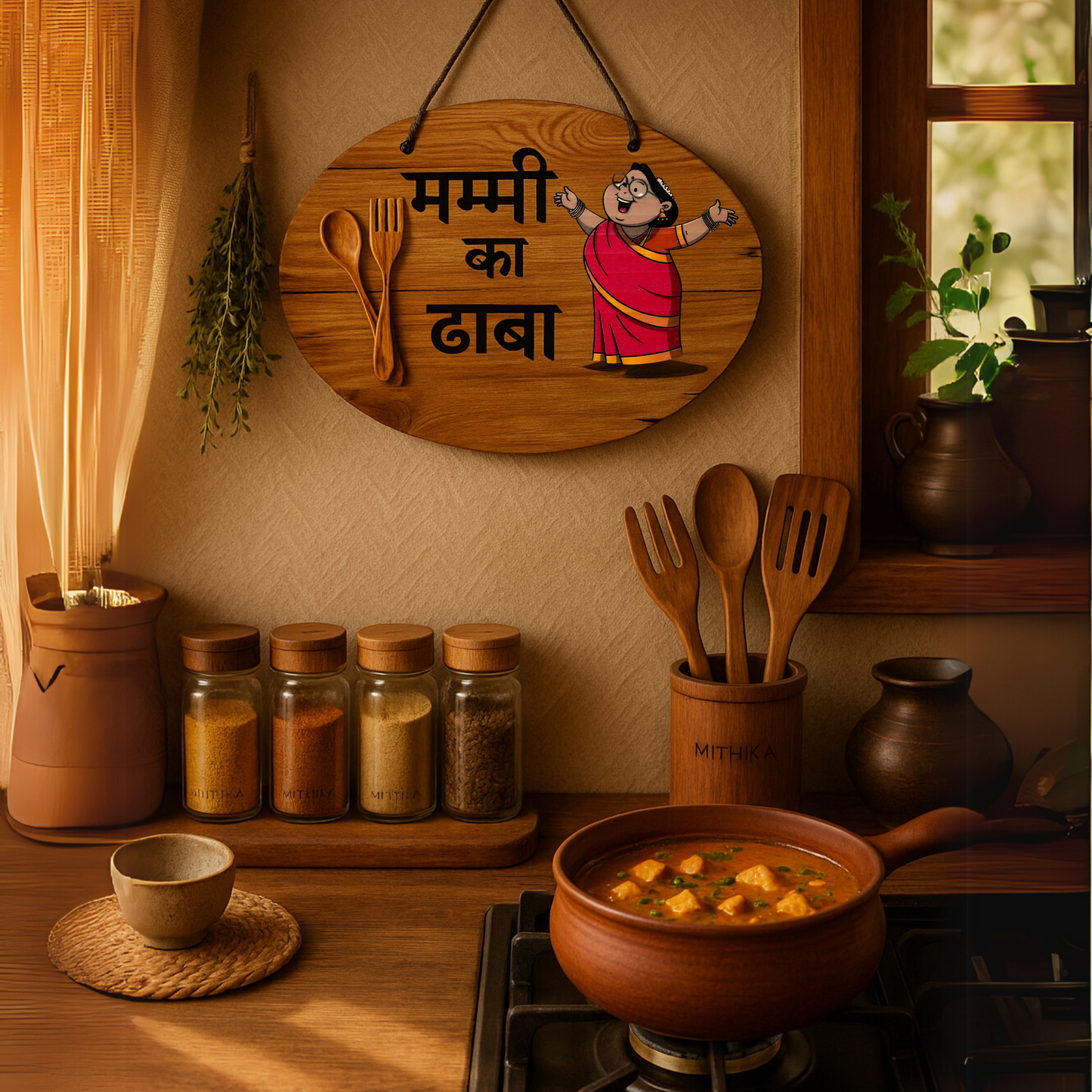 Kitchen Decor , Wall Hanging , Home Decor ,  Mithika , Gift , Gifting