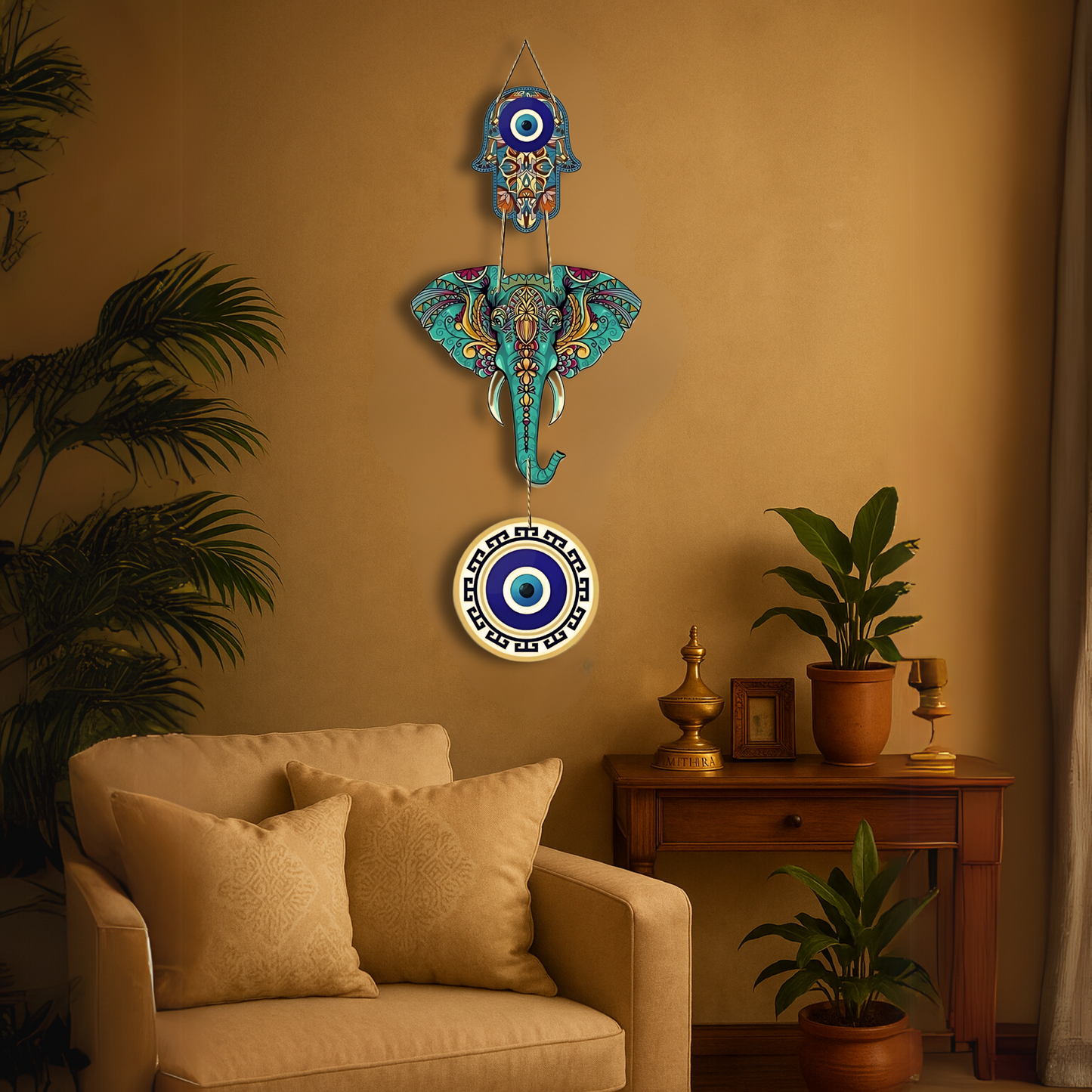 Mystic Evil Eye Wall Hanging