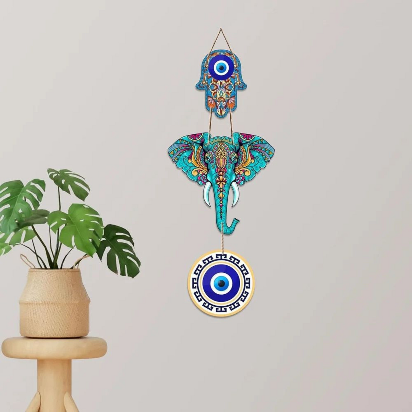 Mystic Evil Eye Wall Hanging