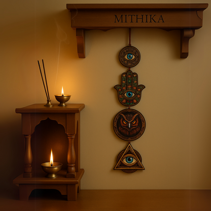Evil Eye , Wall Hanging , Home Decor ,  Mithika , Nazarbattu