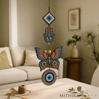 Evil Eye , Wall Hanging , Home Decor ,  Mithika , Nazarbattu