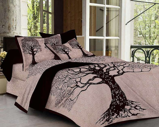 "Tree of Life" King Size Bedsheet – Artistic Comfort for Your Sanctuary